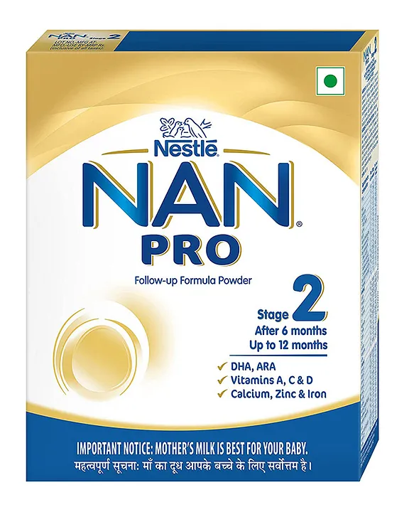 Nestle NAN PRO Stage 2 Follow-up Formula Milk Powder for babies (After 6 months)