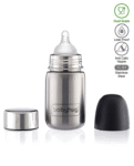 Babyhug Sterilizable Steel Feeding Bottle - 320 ml