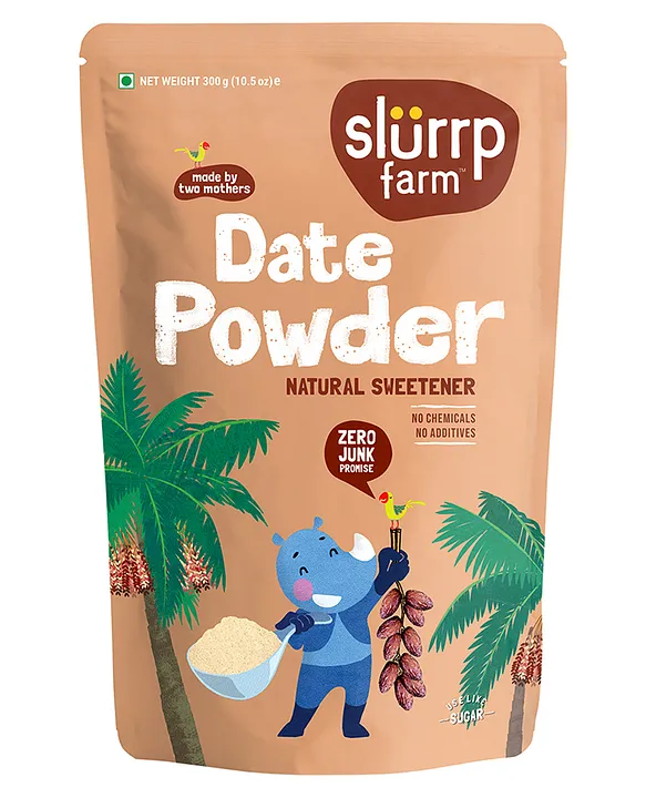 Slurrp Farm 100% Natural Sweetener Date Powder - 300 gm