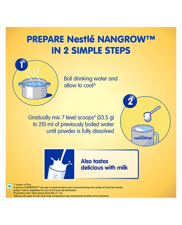 Nestle NANGROW Nutritious Milk drink for growing children aged 2-6 years
