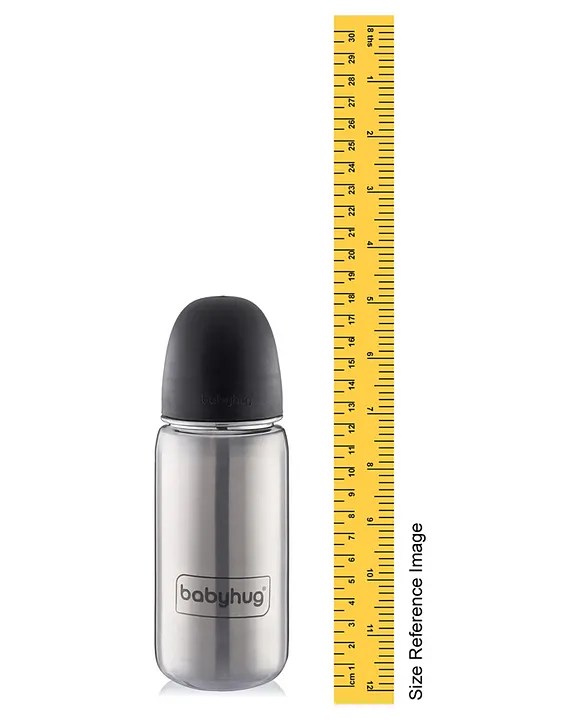 Babyhug Sterilizable Steel Feeding Bottle - 410 ml