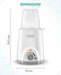 Babyhug 3-1 Bottle Warmer Cum Sterilizer - White