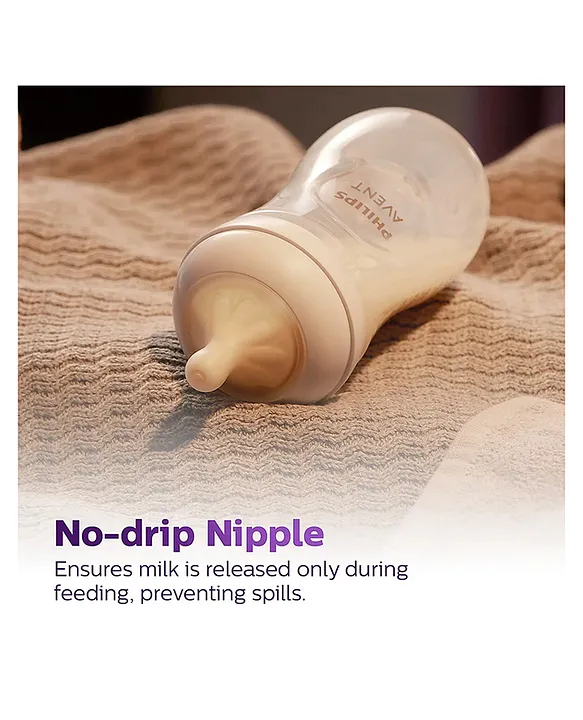 Avent Philips Natural Response Bottle Teat Baby Bottle Flow 5 Teats for Babies BPA Free - Pack of 2