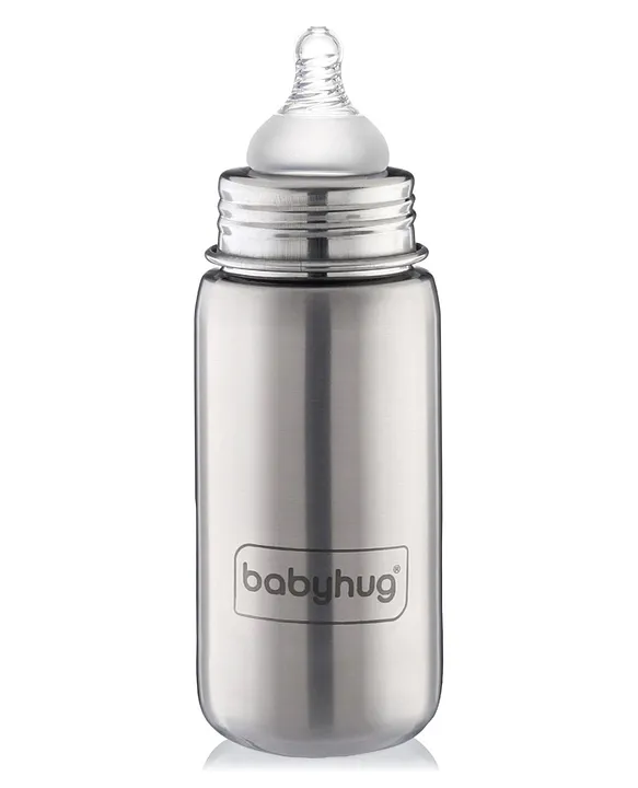 Babyhug Sterilizable Steel Feeding Bottle - 410 ml