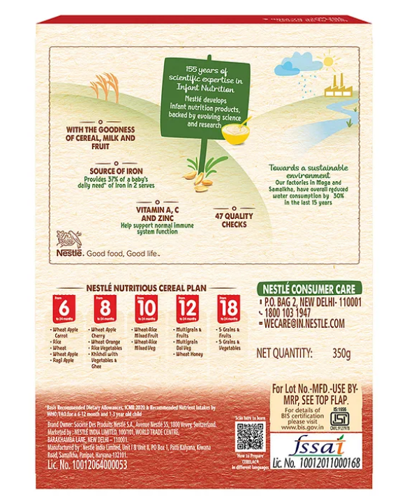 Nestle CERELAC Baby Food Cereal
