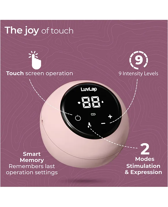 Luv Lap LuvLap Adore Electric Breast Pump with 2-Phase Pumping