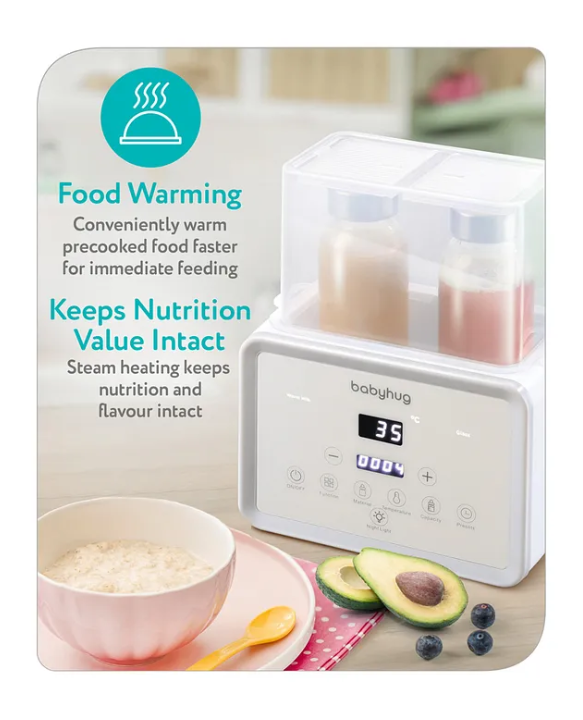 Babyhug 9 in 1 Multipurpose Sterilizer cum Warmer - White