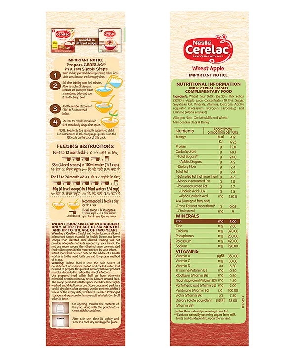 Nestle CERELAC Baby Food Cereal