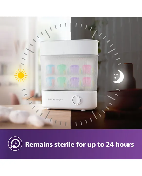 Avent Philips Sterilizer Stays Sterile upto 24hrs* SCF291/00 - White