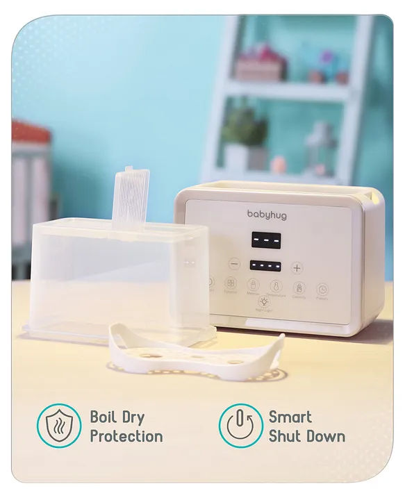 Babyhug 9 in 1 Multipurpose Sterilizer cum Warmer - White