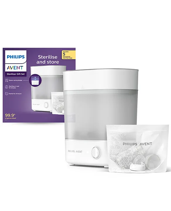 Avent Philips Sterilizer With Natural Steam Sterilization - Purple