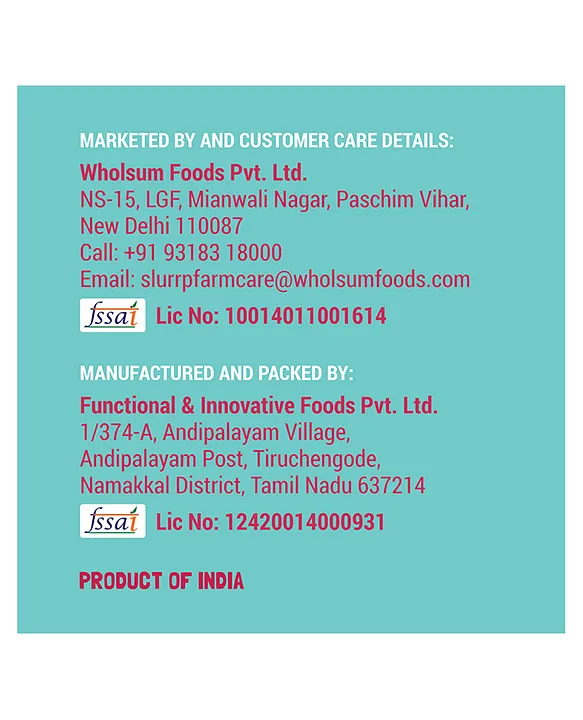 Slurrp Farm Mildly Sweetened with Date Powder, No Added Sugar Instant Cereal | Ragi, Rice and Banana with Milk