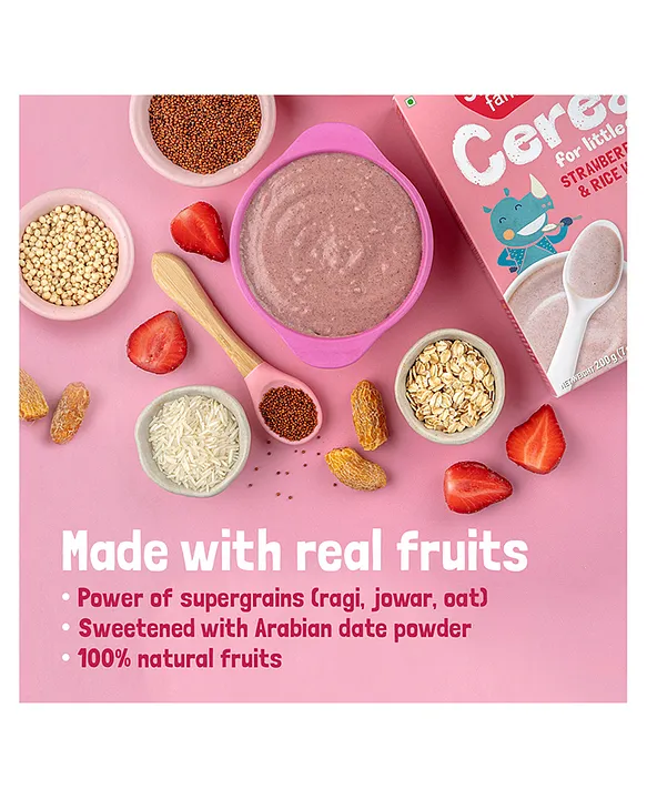 Slurrp Farm Mildly Sweetened with Date Powder, No Added Sugar Instant Cereal