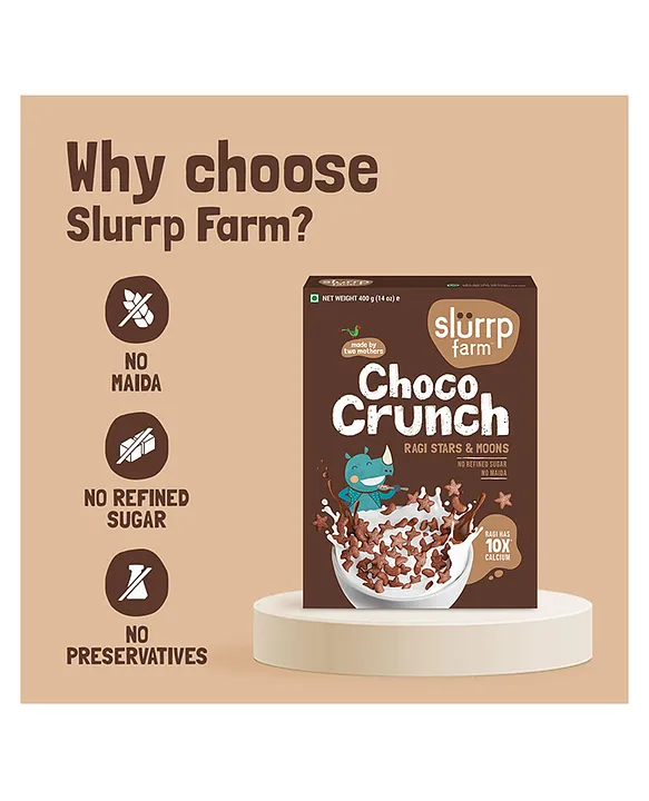 Slurrp Farm Choco Crunch Cereal No Maida