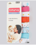 Babyhug 100% Cotton Wash Cloth Pack of 8 - Multicolor