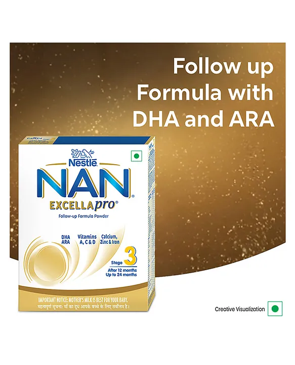 Nestle NAN EXCELLAPRO Stage 3 Follow-up Formula Milk Powder for babies (After 12 months)