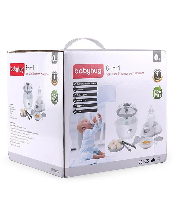 Babyhug 6 in 1 Steam Sterilizer Cum Warmer