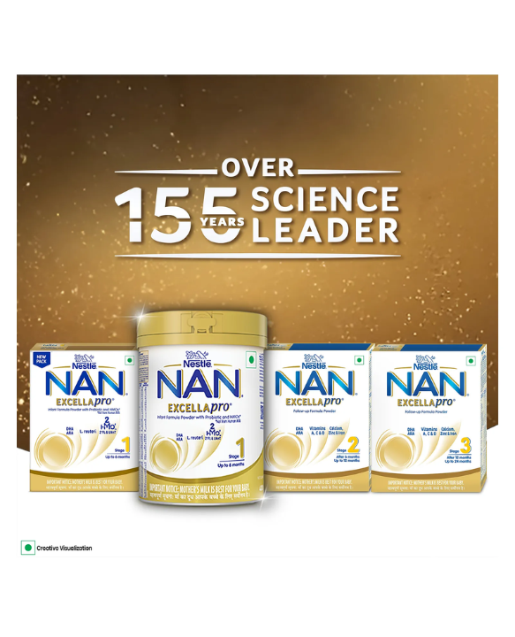 Nestle NAN EXCELLAPRO Stage 3 Follow-up Formula Milk Powder for babies (After 12 months)