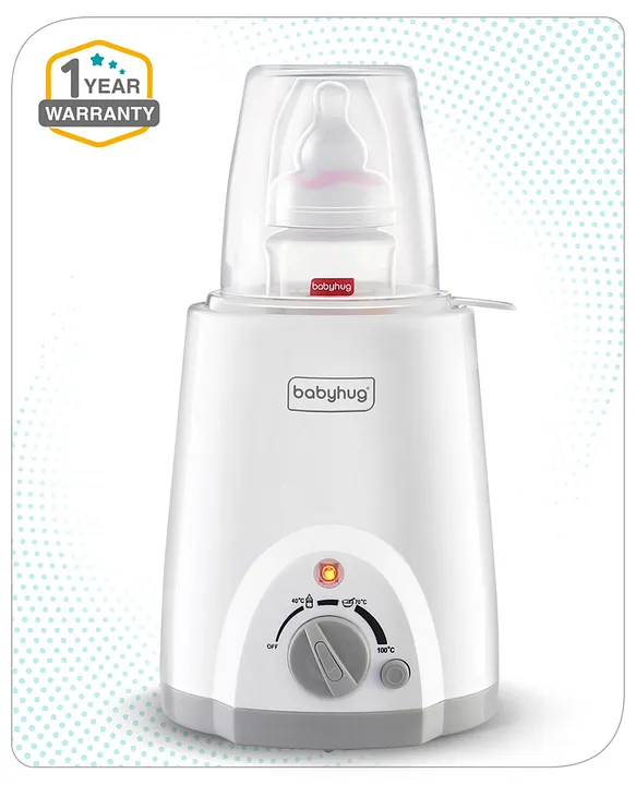Babyhug 3-1 Bottle Warmer Cum Sterilizer - White