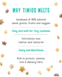 timios Melts Non-Fried No-Maida Wholegrain Snacks Assorted Pack of 4 - 50 g Each