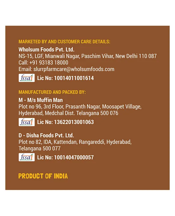Slurrp Farm No Maida & No Refined Sugarz Choco Ragi Cookies - 88 g