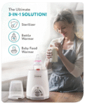 Babyhug 3-1 Bottle Warmer Cum Sterilizer - White