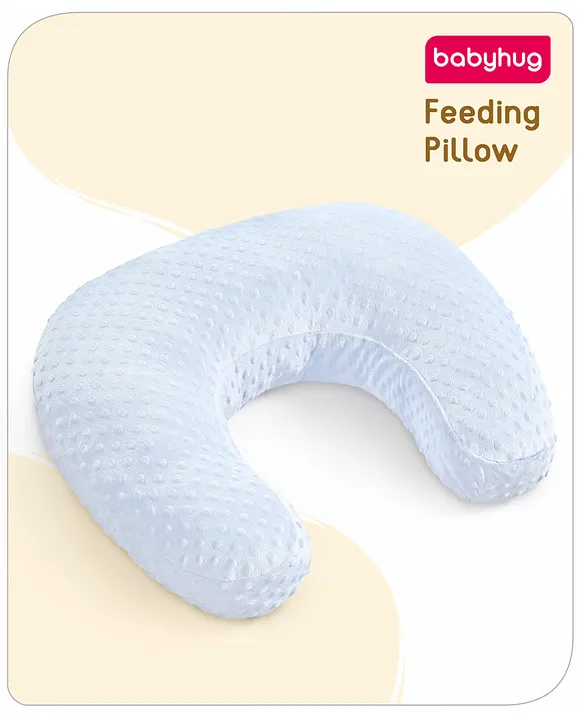 Babyhug Bubble Feeding Pillow - Blue