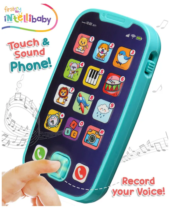 Intellibaby Musical Mobile | Multicoloured | Ideal for Gifting | Auditory Development with 36 Unique Sounds | Learning Sounds & Cause-and-Effect | Engaging Toy for Infants | Interactive Toy with 10 Colourful Buttons | Perfect for Sensory Exploration