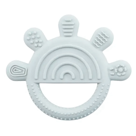 Adore Tusk Pro Silicon Teether - Hi 5 Theme- Blue