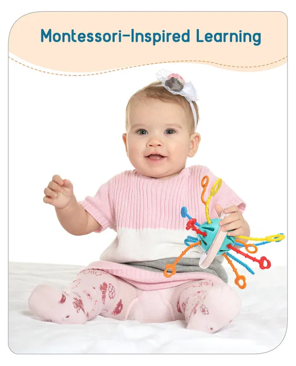 Babyhug Little Explorer's UFO Montessori Toy - Multicolor