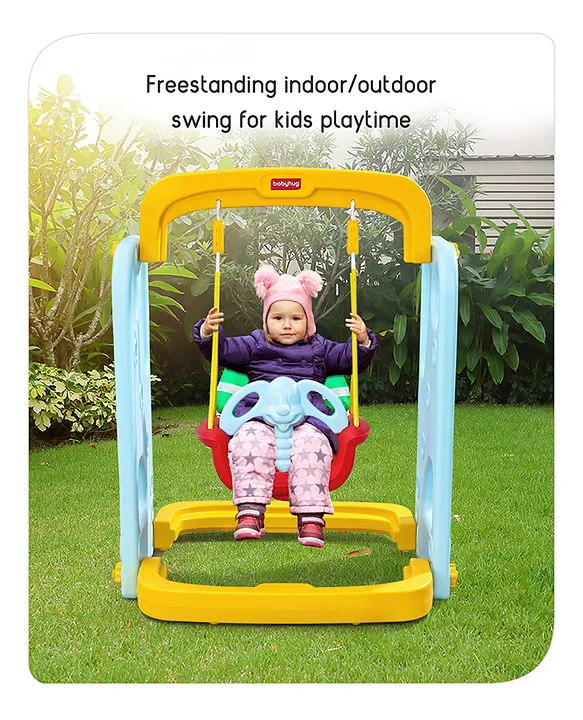 Baby hug Kids Swing - Blue and Yellow