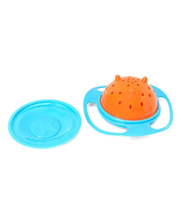 Fab N Funky 360 Degree Spill Proof Bowl - Blue