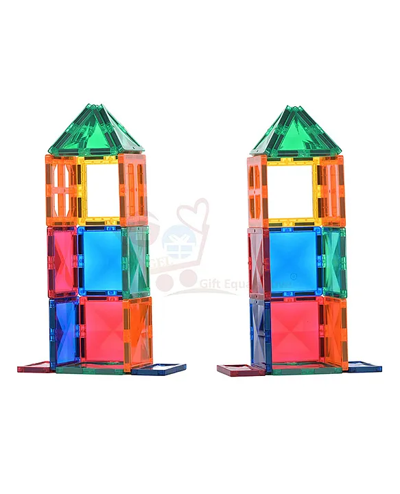 GELTOY Gel tiles Magnetic Tiles Freedom 32 Pieces Set Creative Learning