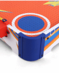 Play Nation Rechargeable Air Hockey I Real Air Flow with 2 Strikers, 2 Pucks Tabletop Game Indoor Fun Interactive Sports | BIS Certified