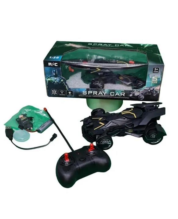 ADKD Batman Remote Control High Speed Black Mobile Remote Control Car with Smoke Effect - Black