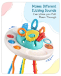 Babyhug Little Explorer's UFO Montessori Toy - Multicolor