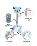 Baby hug 3-In-1 Multi-Activity Playset - Blue