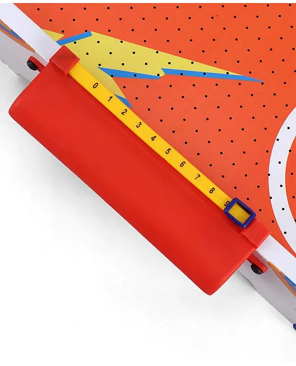 Play Nation Rechargeable Air Hockey I Real Air Flow with 2 Strikers, 2 Pucks Tabletop Game Indoor Fun Interactive Sports | BIS Certified