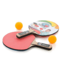 ADKD Table Tennis Rebound Trainer Toys with Rackets and Balls Base Training Practice Set for Kids - Multicolor