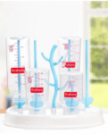 Fab N Funky Bottle Organizer cum Drying Rack - White