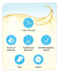 Babyhug Mineral Oil Free Daily Massage Oil with Goodness of 7 Oils (Olive, Coconut, Sesame, Almond, Wheat Germ, Jojoba & Aloe Vera) - 200 ml
