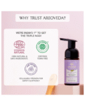 AREOVEDA Areoveda Baby Head-To-Toe Foam Wash & Shampoo with Saffron Extract | 24 Hrs Hydration & Fights Acne-Causing Germs | All Skin Types, 100ml