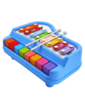 ADKD 2 in 1 Xylophone Percussion Piano Toy with 8 Tone (Color May Vary)