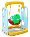 Baby hug Kids Swing - Blue and Yellow