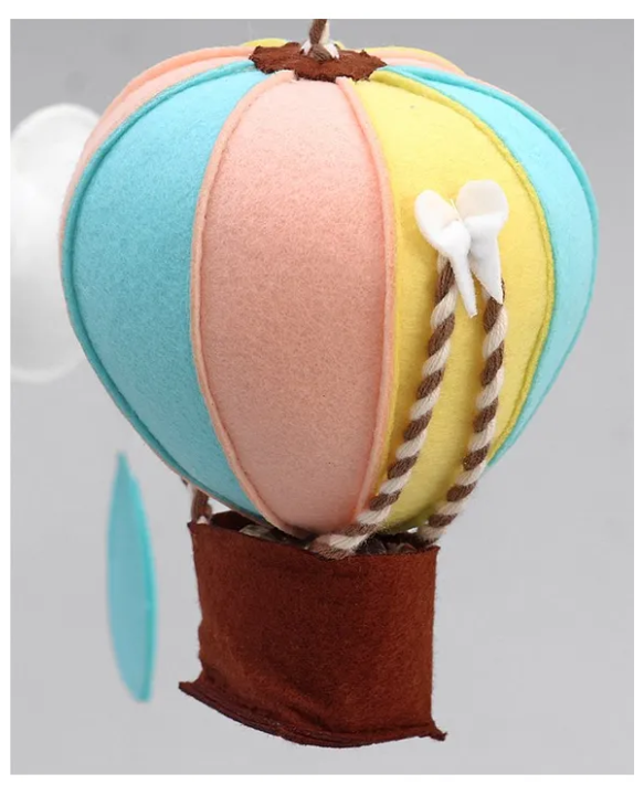 Abracadabra Musical Cot Mobile Lost in Clouds Theme - Sea Green