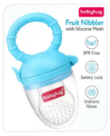 Babyhug Silicone Fruit and Food Nibbler - Blue