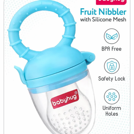 Babyhug Silicone Fruit and Food Nibbler - Blue