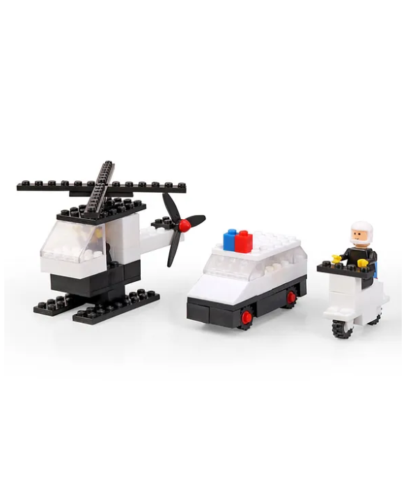 Babyhug Premium City Concept 260 Pcs Blocks with Base Plate| Creative Construction Set and Interlocking Toy| Educational and Learning Toy for Children| BIS Certified| Non-Toxic