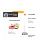 ADKD Table Tennis Rebound Trainer Toys with Rackets and Balls Base Training Practice Set for Kids - Multicolor