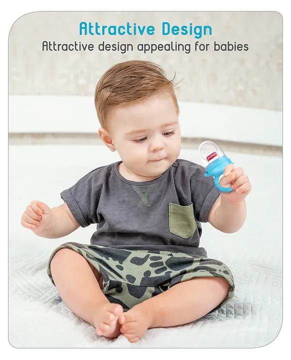 Babyhug Silicone Fruit and Food Nibbler - Blue